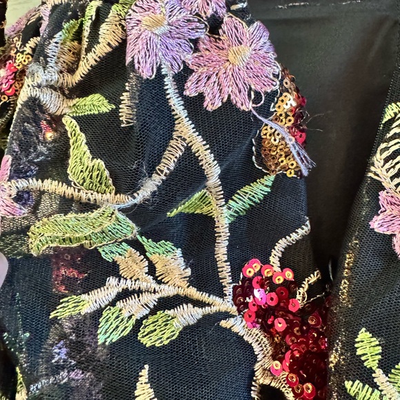 L'ATISTE Floral Embroidered Romper Dress - Picture 9 of 12